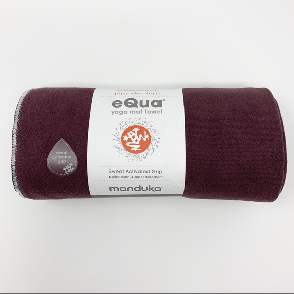 manduka Other - eQua Yoga Mat Towel in raisin by manduka